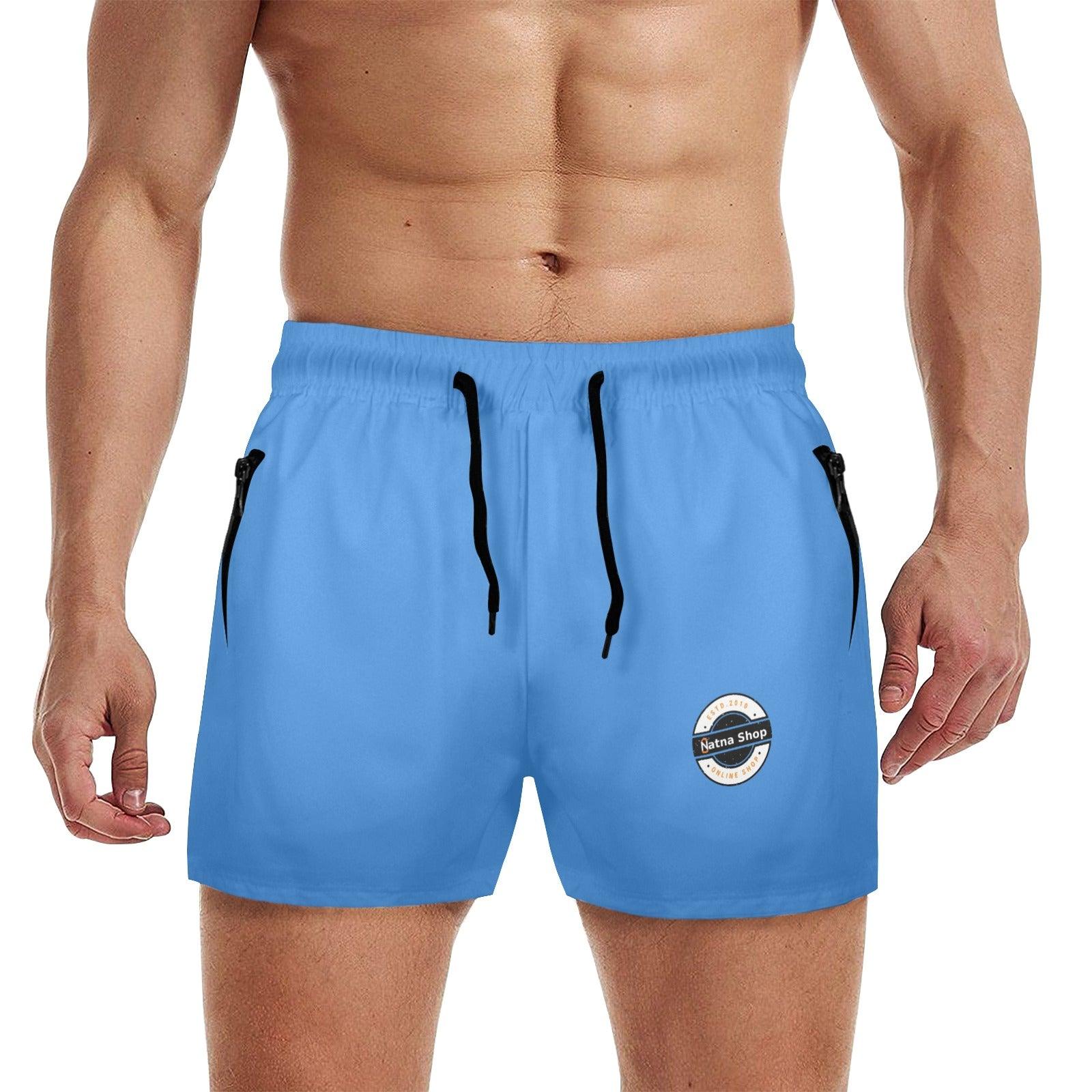 Men's Quick Dry Shorts Natnashop Brand blue color