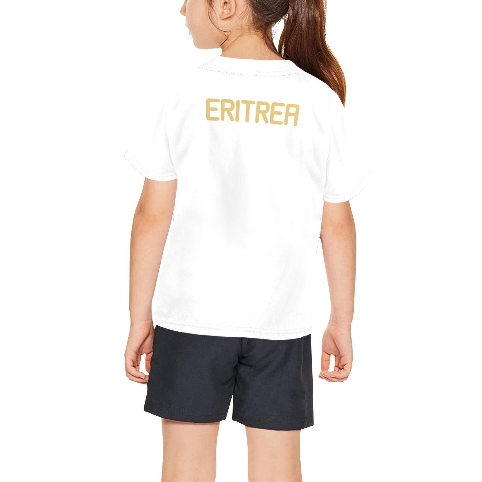 Best Miss Eritrea White T-Shirt Big Girls - Natna Shop