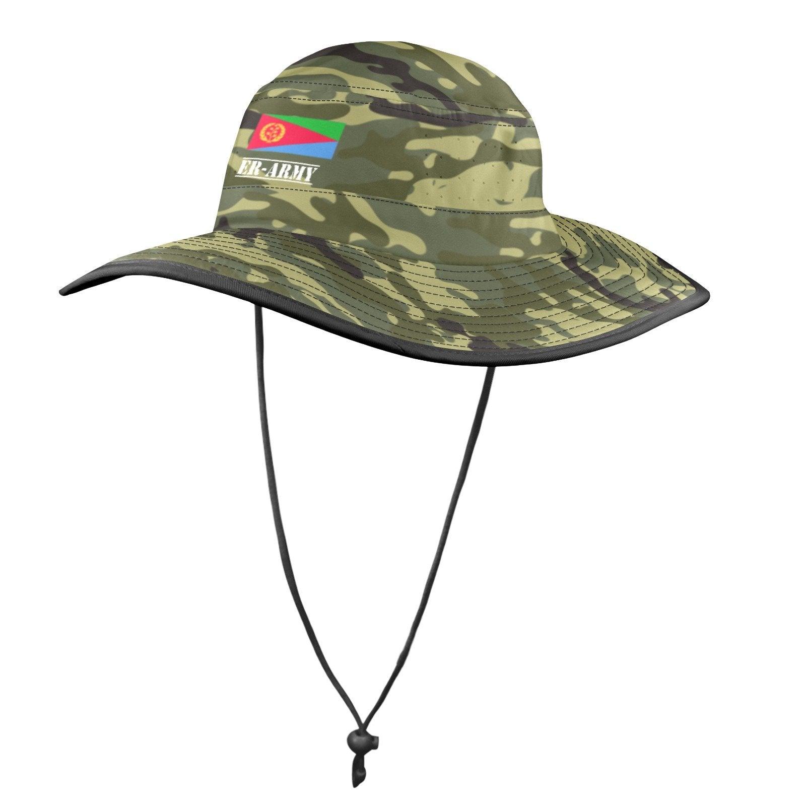 ER-ARMY Military Unisex Wide Brim Bucket Hat - Natna Shop