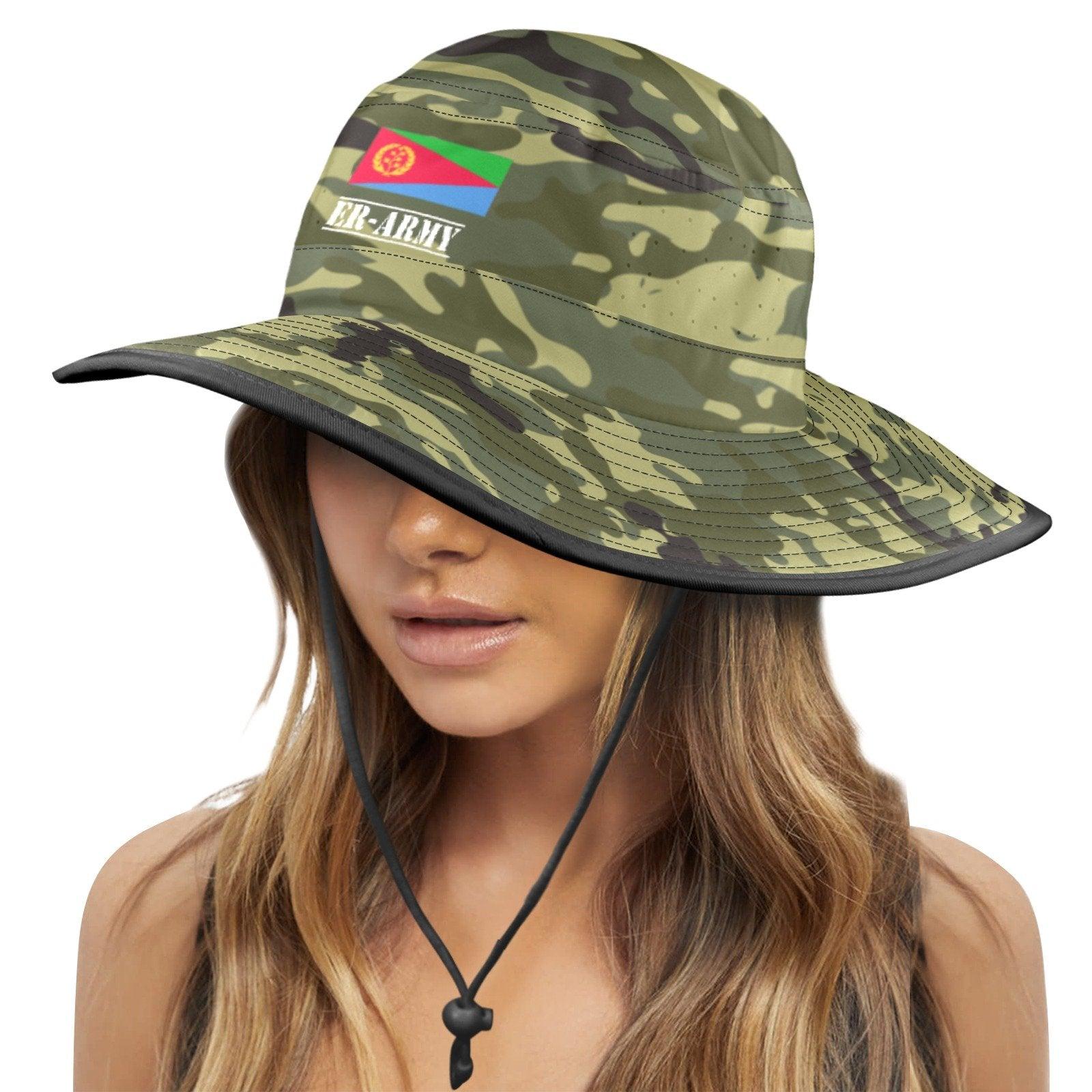 ER-ARMY Military Unisex Wide Brim Bucket Hat - Natna Shop