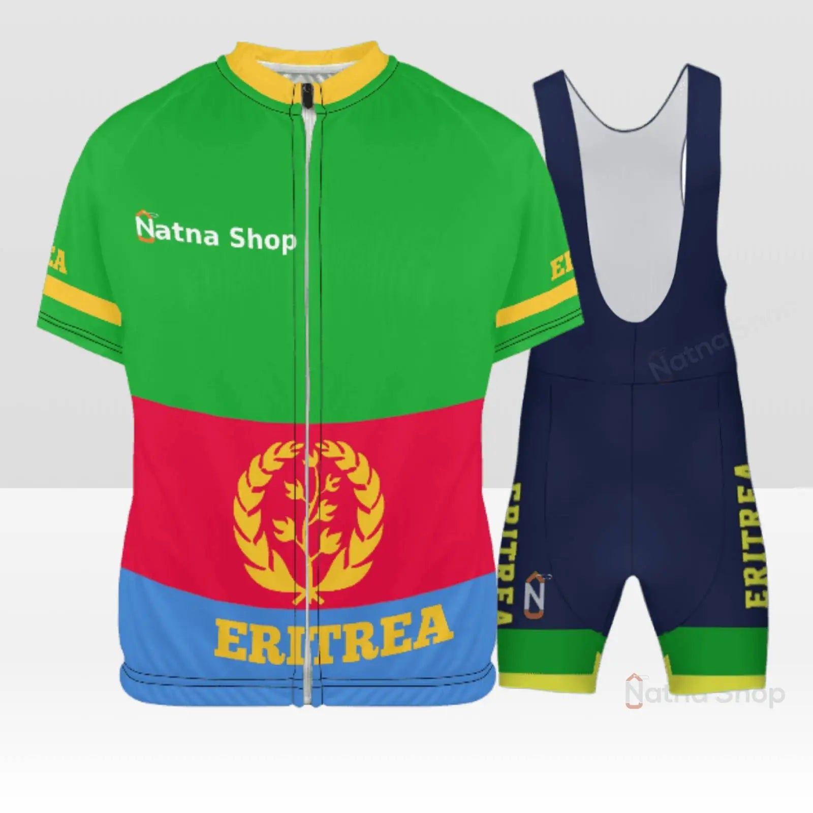 Eritrean Flag  Men's Cycling Jersey-natnashop