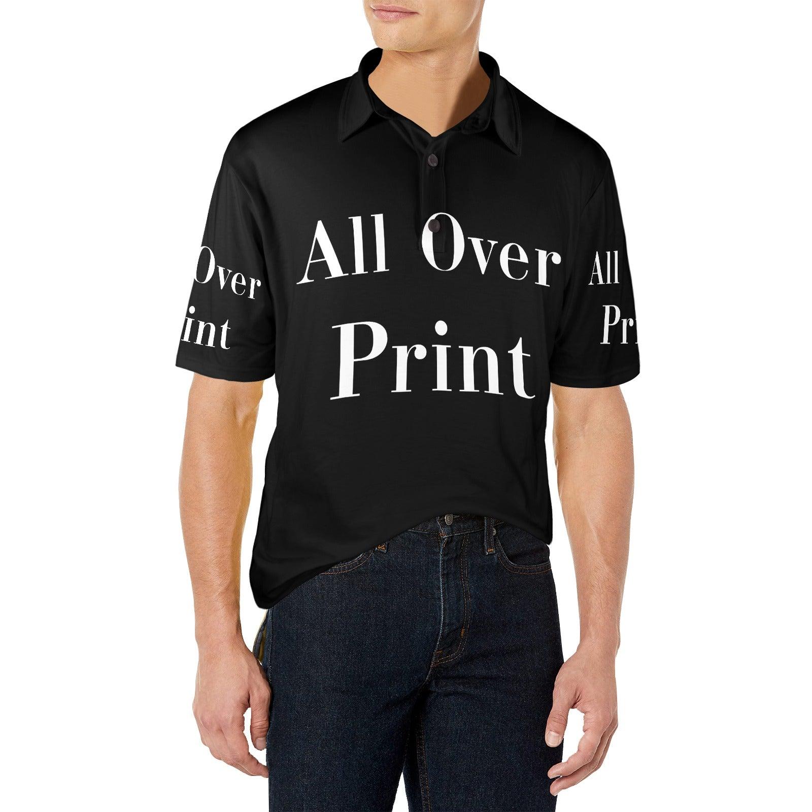 Men's All Over Print Polo Shirt - Natna Shop