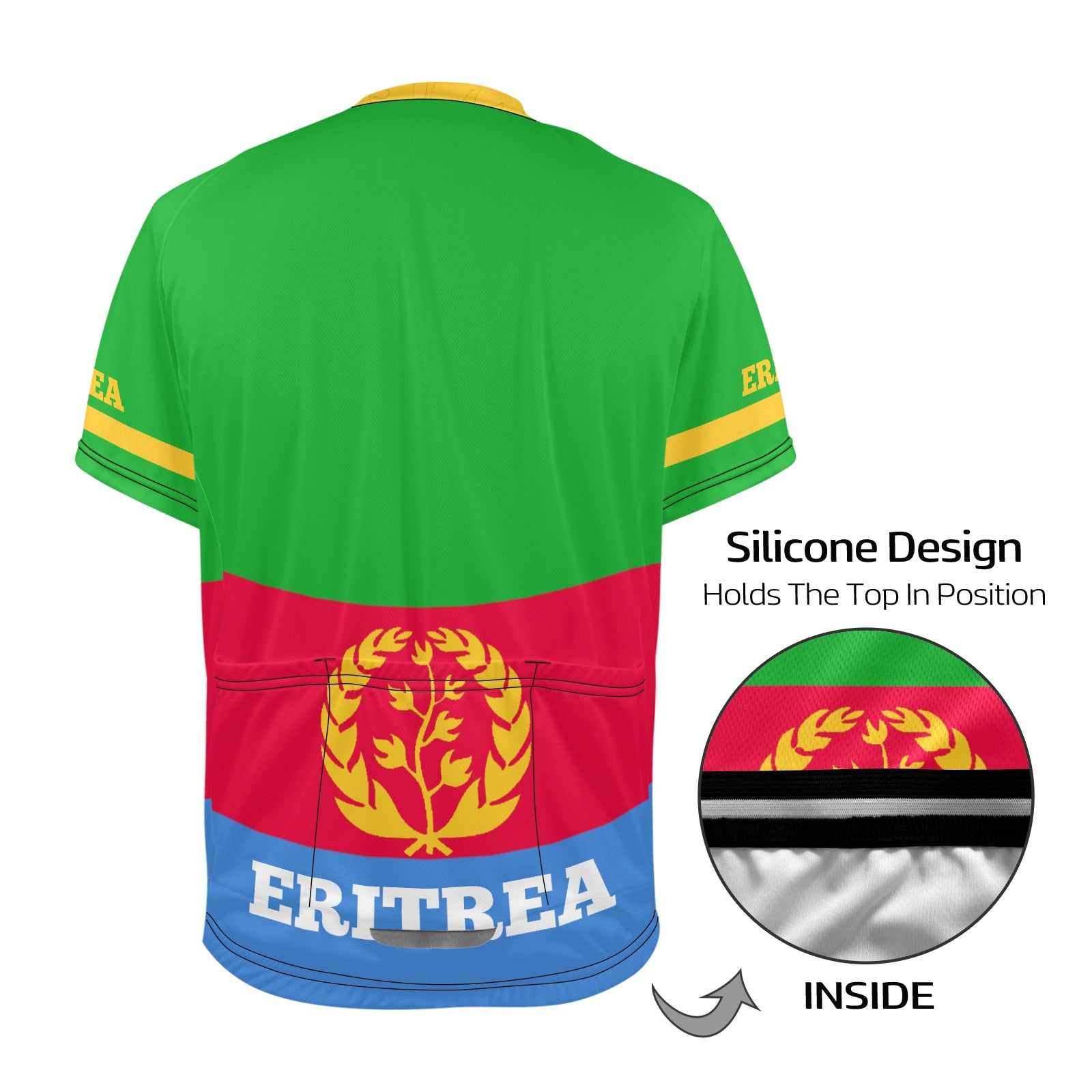 Eritrean Flag  Men's Cycling Jersey - Natna Shop