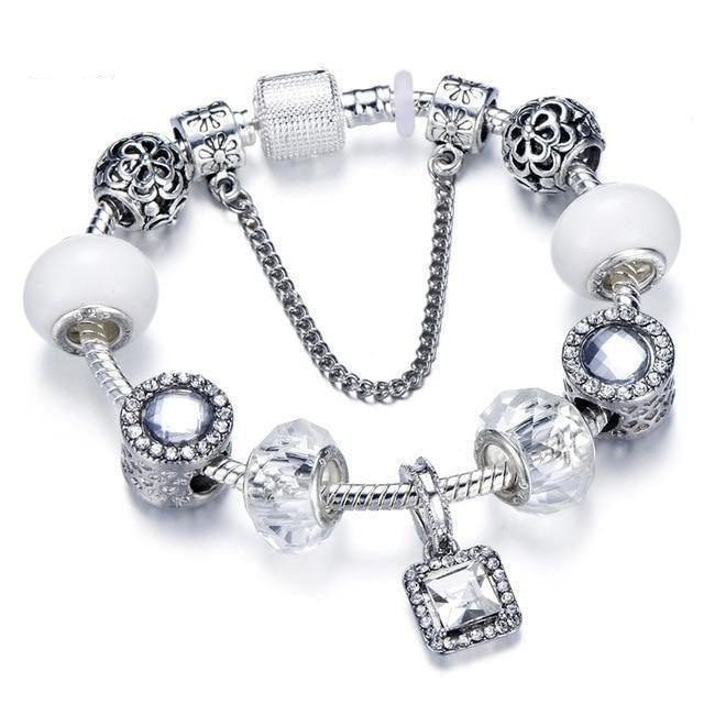 Silver Charms Bracelet - Natna Shop