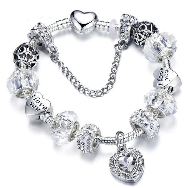 Silver Charms Bracelet - Natna Shop