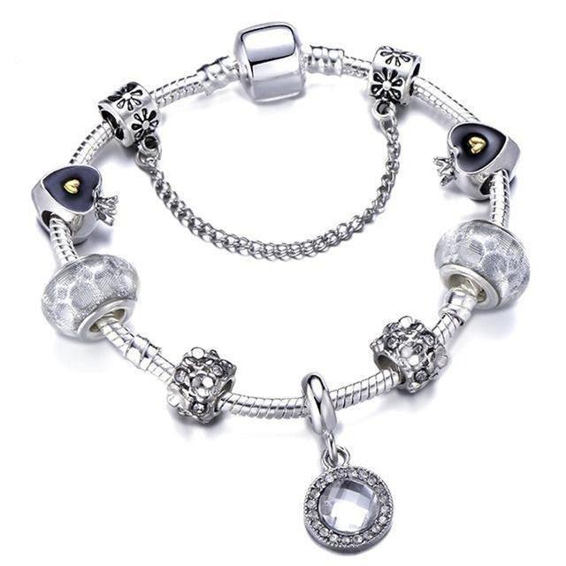 Silver Charms Bracelet - Natna Shop