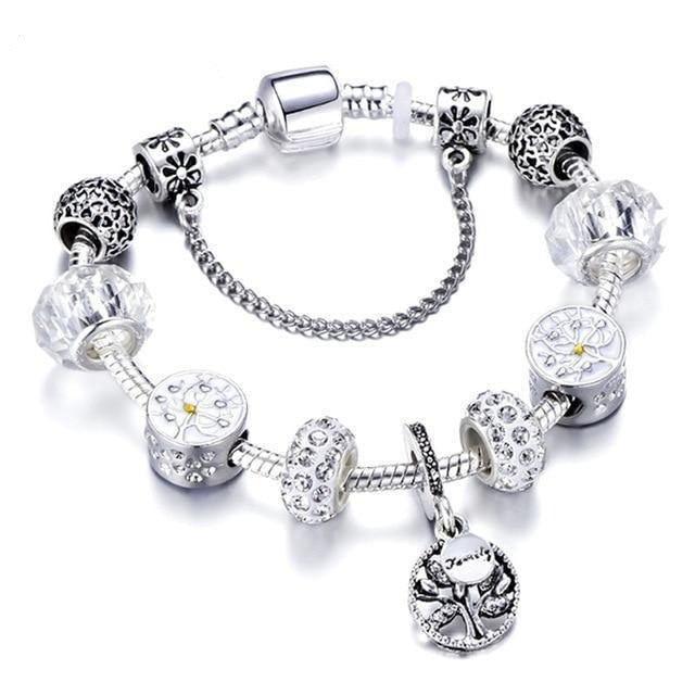 Silver Charms Bracelet - Natna Shop