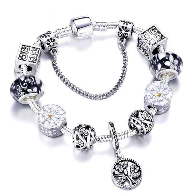 Silver Charms Bracelet - Natna Shop