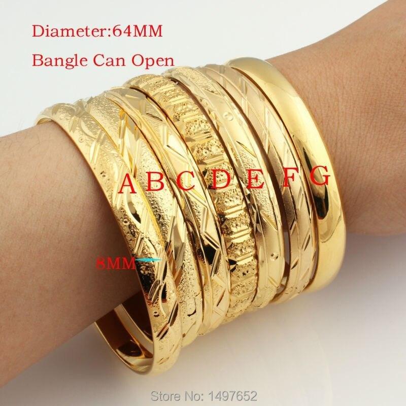 Dubai Gold Bracelets 2pcs - Natna Shop