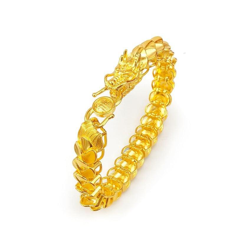 Men's Gold Colored Bracelet - Natna Shop