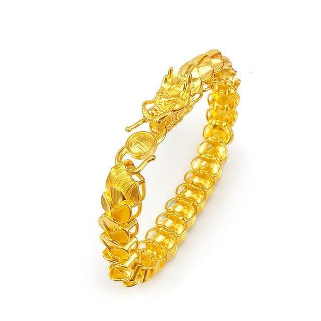 Men's Gold Colored Bracelet - Natna Shop