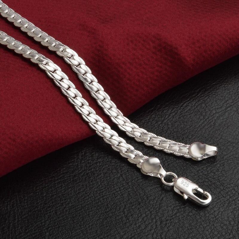 Necklace Chain 925 Sterling Silver  Men - Natna Shop