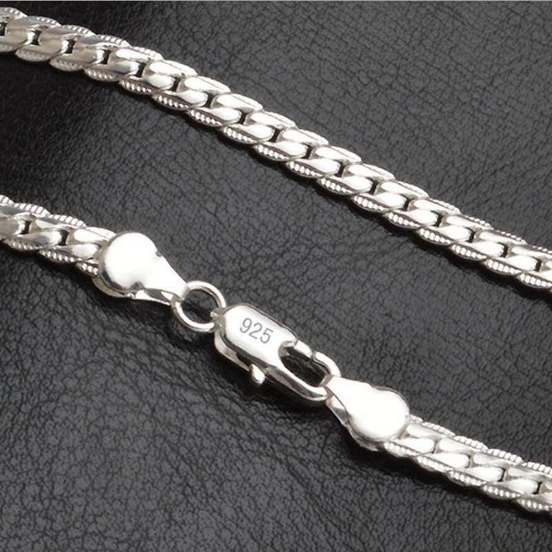 Necklace Chain 925 Sterling Silver  Men - Natna Shop