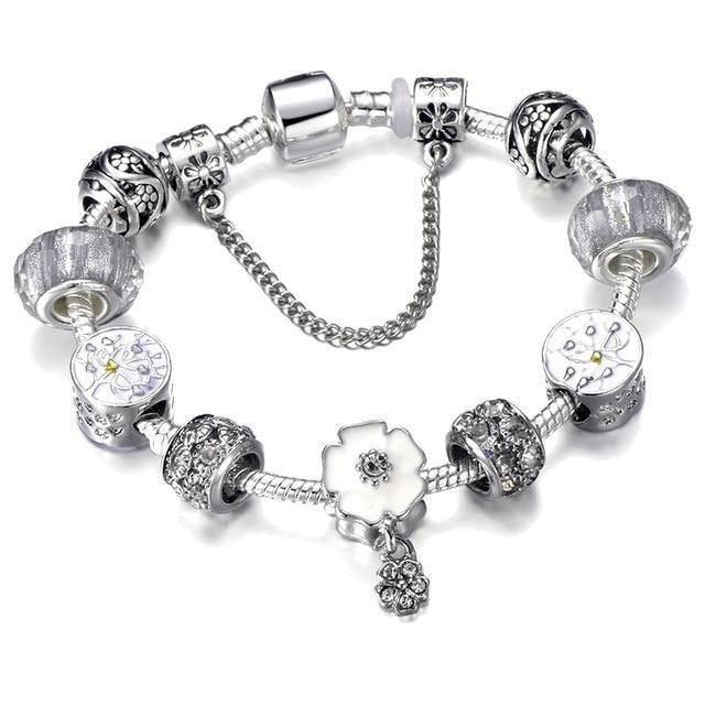 Silver Charms Bracelet - Natna Shop