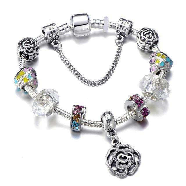 Silver Charms Bracelet - Natna Shop