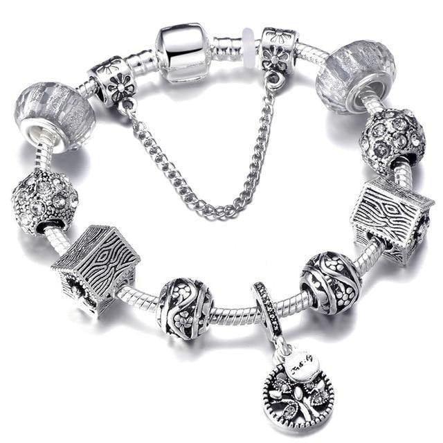 Silver Charms Bracelet - Natna Shop