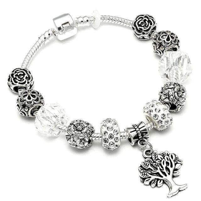 Silver Charms Bracelet - Natna Shop