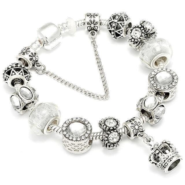 Silver Charms Bracelet - Natna Shop