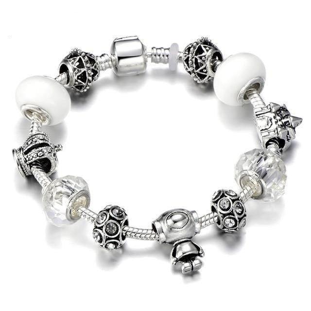 Silver Charms Bracelet - Natna Shop