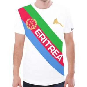 eritrean Adult Unisex Male Femal flag t shirt New All Over Print T-shirt for Men Model T45 Adult New white t-shirt-Natna Shop