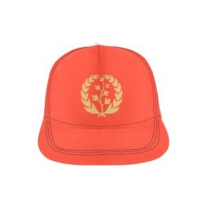 e-joyer All Over Print Snapback Hat One Size Golden Leave ERI Womens Mens Hat  Red All Over Print Snapback Hat D