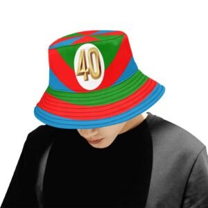 Artsadd Clothing Accessories One Size / 40 Birthday  bucket hat