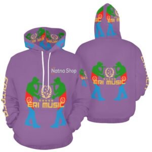 e-joyer Clothing fashion S Purple Print Hoodie