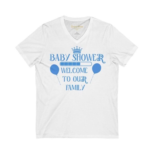Printify Clothing fashion White / L Baby Shower welcome to our family T Shirt
