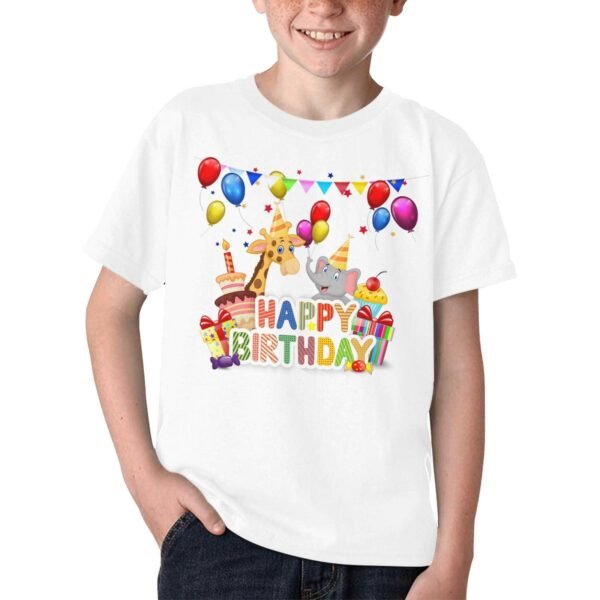 Artsadd Clothing fashion XS / B Happy birthday t-shirt