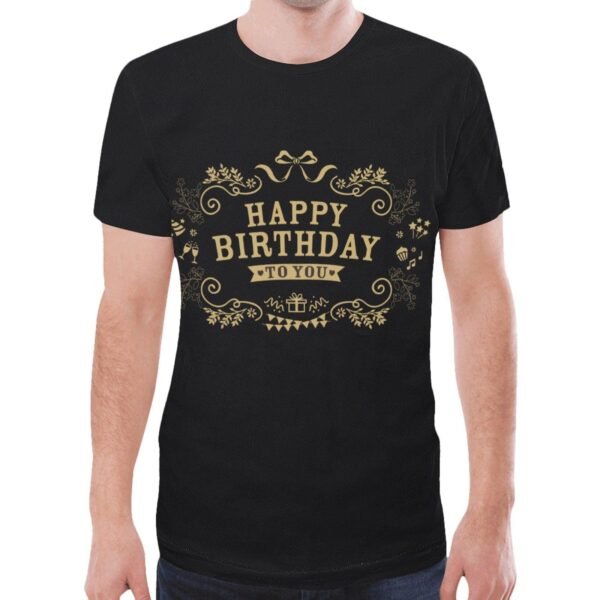 Artsadd Clothing fashion XS / Black Birthday T-Shirts