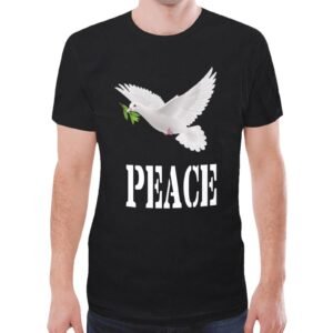 e-joyer Clothing fashion XS Black Peace T-shirt